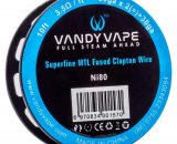Vandy Vape - Superfine MTL Fused Clapton Wire - Ni80 VVACE1SMFF56A