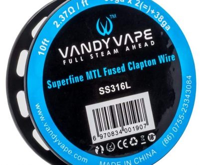 Vandy Vape - Superfine MTL Fused Clapton Wire - SS316 VVAC08SMF6E46